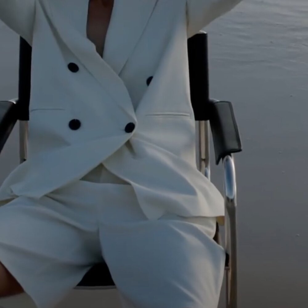 NWT DISSH Beckham Bermuda Shorts Cream US 10 Quiet Luxury Old Money Euro Summer - Picture 13 of 15